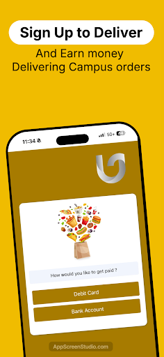 Udliverer earnings screen
